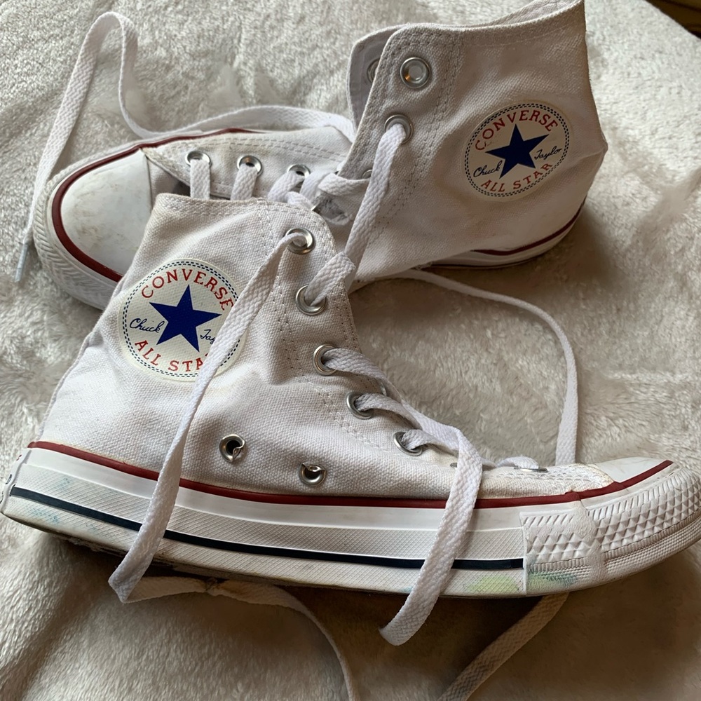 converse white chuck taylor high top